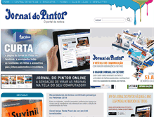 Tablet Screenshot of jornaldopintor.com.br